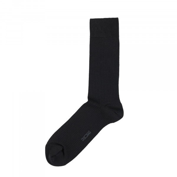 Midnight black men's socks