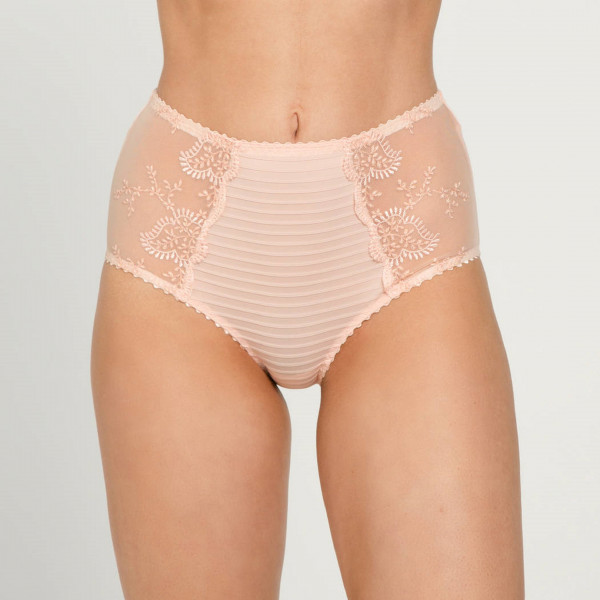 Culotte rose nude Elise Louisa Bracq french lingerie large size underwear